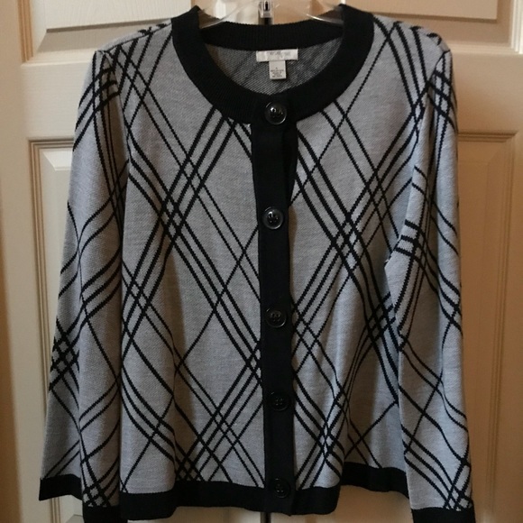 Black/Gray Cardigan - Picture 1 of 5